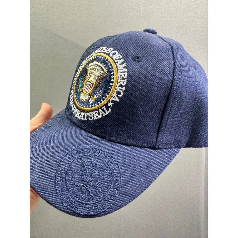 Cedar Sports Great Seal of the United States Navy Blue Washington DC Hat Cap